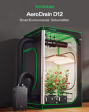 VIVOSUN D12 AeroDrain Dehumidifier (UK) - NPK Technology