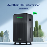 VIVOSUN D12 AeroDrain Dehumidifier (UK) - NPK Technology