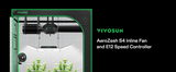 VIVOSUN AeroZesh Inline EC Fan + E12 Speed Controller (4" / 6" / 8") - NPK Technology