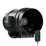 VIVOSUN AeroZesh Inline EC Fan + E12 Speed Controller (4" / 6" / 8") - NPK Technology