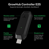 grow hub controller with information