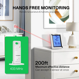 AeroLab THB1S Bluetooth Hygrometer Thermometer (External Sensor Probe Included) - NPK Technology