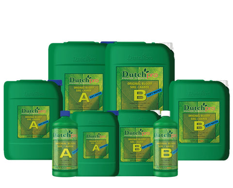 Dutch Pro - ORIGINAL BLOOM SOIL A+B - SOFTWATER - NPK Technology Hydroponics