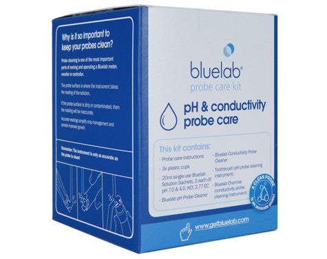 Blue Lab – Probe Care Kit – pH & Conductivity - NPK Technology Hydroponics